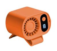 Clip On Waist Fan - Portable Rechargeable Air Blower for Cooling Relief | 15000RPM Strong with Wind Motor, 5 Speed Battery Powered Wearable Fan for Outdoor Work Travel Hiking Summer Heat Comfort
