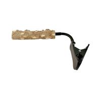 Clip on Wooden Stand, Parakeet Standing Perch, Professional Bird Perch 200g for Finch Lovebirds African Grey Cockatiel Conure Mynah Home Indoor Outdoor Yard Professional Avian Accessory Gear
