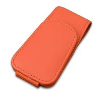 Clip para Anteojos de Auto para Chevrolet Blazer RS/SS 2023-2025, Porta Anteojos para Visor Solar Cuero Soporte para Gafas de Sol para Coche,Orange