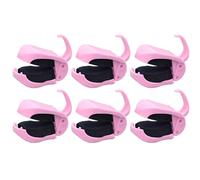 Clip para barra de pesca - 6 piezas Anti-Slip Reusable Multifunction Fishing Rod Clips, Secure Support For Seawater, River, Lake, Stream, Jigging, Trolling o Casting