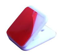 Clip para bolsa de chips Clip para bolsa ancha Clip para sellado de alimentos Lindo Fuerza de sujeción fuerte Plástico duradero Luz Diseño decorativo pequeño Abrazadera (Blanca)