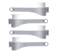Clip para bolsas de aperitivos, clips para sellar bolsas | Barra selladora para bolsas colgantes, fantástica barra selladora para bolsas para gadgets de cocina, 4 clips de cocina para organizar y c