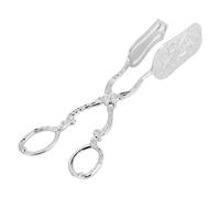 Clip para buffet de alimentos, pinzas para pan de aleación de zinc, pinzas para servir plateadas, pinza para alimentos, abrazadera de cocina para cocinar vajilla de cocina