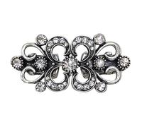 Clip Para Cárdigan 2 uds Vintage suéter remolino Clip capa Clips for capa Retro Clip for cárdigan chal Collar cierre vestido broche for camisa Clip for mujeres y niñas(G)