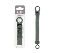 Clip para chupete BIBS Loop: elegante, operación segura con una mano, se adapta a todos los BIBS y a la mayoría de las marcas, lavable a máquina, a partir de 0 años. - Pine