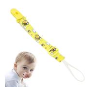 Clip para chupete,Clip para soporte para chupete - Correas para mordedor de chupete anticaída | Correas para la dentición Correa para chupete Correas para mordedor para niños y