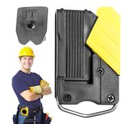 Clip Para Cinta Métrica - Soporte para Herramientas de Fijación en Cinturón | Organizador de Equipo con Gancho para Carpintería Construcción Exteriores Hogar