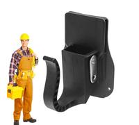 Clip para cinturón eléctrico de perforación, almohadilla compacta de acceso rápido, diseño de gancho reforzado, construcción ligera para tareas diarias, cordón de fijación de herramientas sin