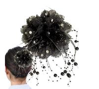 Clip para el de flores, clip para el para mujeres | Pin de garras de flores de capullo con barrita no deslizante con borlas de perlas, para el para cubrir para las pinzas boho para el