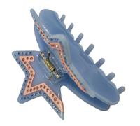 Clip para el pelo dulce delicado Rhinestones Decoraciones estrella Clip de pelo para mujer Cabello largo corto delicado clip de mandíbula para casual