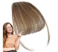 Clip para extensiones Bang: cabello sintético de calidad, flecos in | Flequillo francés con clip para mujeres y niñas, diario, fiesta, cena, cita, cosplay, boda, festival, concierto, Hallowee