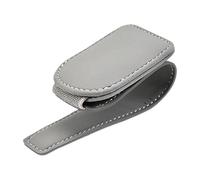 Clip Para Gafas De Sol - Soporte Magnético De Cuero PU, Colgador Con Acción De Resorte | Almacenamiento De Anteojos Para Vehículos | Clip Universal Para Tarjeta De Billete De Visera Solar, Accesorio O