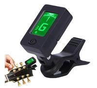 Clip para guitarra sintonizador - Clip -on cuerda sintonizador con pantalla LED, titar preciso, bajo, ukelele y sintonizador cromático tocado de violín | Tunner con pantalla