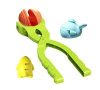 Clip Para Hacer Bolas De Nieve - Molde De Abrazadera De Bola De Nēve Para Niños - Juguete Para Jugar En Nēve Al Aire Libre | Clip Para Crear Intercambiables Con 3 Mandriles | Molde I