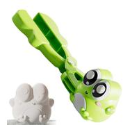 Clip Para Hacer Bolas De Nieve - Molde Para Jugar Y Luchar Con Bolas De Nieve Con Forma De Animal | Juguete De Invierno Al Aire Libre Súper Lindo Para Niños | Diseño De Rana Para Césped, Jardín, Parqu