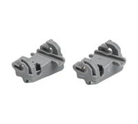 Clip para lavavajillas 00611474 Tapa de riel trasero de repuesto para soportes de rodamiento inferior Kit de fijación de clips de guía gris 5 x 5 x 4 cm
