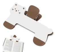 Clip para libros con forma de gato, sujetapáginas de plástico ABS para diarios, libros y documentos, accesorio de lectura portátil para mantener las páginas abiertas sin tapar el texto, Book Clips