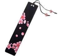 Clip para libros, marcapáginas, Ebony Wood Carving Bookmark 14.5x3x0.2 cm