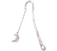 Clip para libros, marcapáginas, Metal Sun Moon Star Nightlight Bookmark Style1 Style2 Designs 12.3cm/4.84 Inch(Style2)