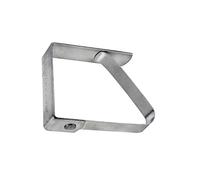 Clip para mantel antiviento de mesa, bloque para mantel resistente para exterior e interior, pinzas para mantel resistentes, diseño sencillo, fáciles de aplicar (acero inoxidable)