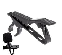 Clip para micrófono Lavalier - Abrazadera de metal para una fácil fijación | Soporte de micrófono ligero con lazo de solapa, Ideal para educación en línea y videoconferencias, garantiza una captura de