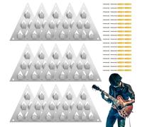 Clip Para Panel Acústico | Juego De 12 Herrajes Reductores De Ruido | Herrajes De Montaje Por Empuje Para Paneles Acústicos,Para Propietarios, Productores De Música Y Oficina En