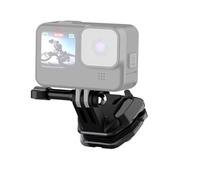 Clip para parabrisas de motocicleta para GoPro Hero 12, 11, 10, 9, 8, 7, 6, 5, 4, DJI OSMO, 3 bolsillos, Insta 360, X4, X3, X2, cámara de acción, teléfono inteligente, abrazadera de aleación de