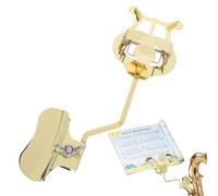Clip para partituras de trombón, soporte para página de instrumentos, abrazadera de puntuación profesional, diseño seguro para un uso estable, perfecto para ensayos de conciertos, aula, aprendizaje