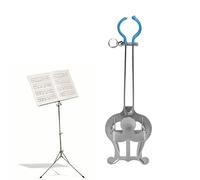 Clip para partituras de trompeta, clip para música de marcha portátil de hierro, carpeta con tapa, banda para marcha, libro con tapa, banda para marcha, clarinete, clip para