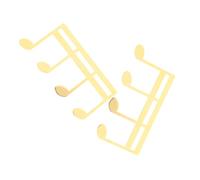 Clip para Partituras Metálico Dorado 2 Piezas para Libros de Música