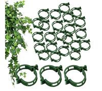 Clip para plantas de jardín, abrazadera de fijación de tallo de 3 x 3 bcm, cierre de soporte de vid, soporte de seguridad con estructura de bisagra flexible, enrejado de invernadero para patio trasero