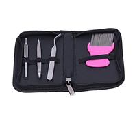 Clip para Pulgas para Mascotas, Herramienta para Eliminar Piojos de Gatos, Herramienta para Eliminar Garrapatas, Insectos, Tenedor, Pulgas, Clip para Piojos para Gatos y Perros