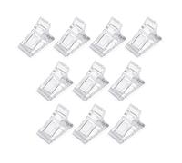 Clip para puntas de uñas, abrazaderas para uñas de gel - Clip de uñas de gel de construcción rápida, formas de uñas de gel de polivinílico | Práctico clip de uñas de gel de polietileno para extensión