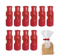Clip para sellar pan de refrigerio, clips para bolsas de pan exprimibles - 10 clips de sellado para bolsas de alimentos,Clip de empaquetado reutilizable de la preservación del bocadillo de la categorí