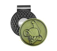 Clip para sombrero de golf, clip para sombrero de golf con marcador de pelota, accesorios de para hombres y mujeres, golfistas, extraíble que se fija fácilmente a