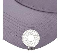 Clip para sombrero de golf: soporte magnético para marcador de bolas de 25 mm, accesorio de golf de metal duradero, visera o accesorio para cinturón sin esfuerzo | Regalo ideal para amantes del