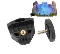 Clip para Visera para Casco de fútbol - de Montaje rápido con Tornillos Reforzados, Material ABS Resistente y Antideslizante, compatibilidad Universal con Viseras | Alfombra Deport