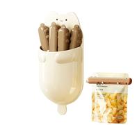 Clip Per Sacchetti Di Patatine- 12x1,8 Cm Con Scatola Magnetica Portaoggetti | Divertenti Fermasacchetti,per Snack Quotidiano Ufficio Scuola Dormitorio Appartamento Picnic Viaggio