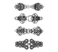 Clip permanente para bufandas decorado con adornos para evitar la suciedad, joyas metálicas, indispensable para ropa profesional y reuniones formales Mixture Hide Pin