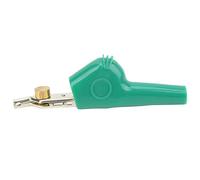 Clip Pinza Prueba COMUNICACIONES TELECOMUNICACIONES Libre con Aguja J60043 para COMPROBADOR DE TENSIÓN CUPRONÍQUEL Apertura 25MM (Verde)