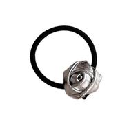 Clip plano Niña Niño Horquillas Rosa Coletero Pasador con Rosa Plata Horquillas hechas a mano Horquillas Planas