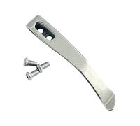 Clip plegable para herramientas de grado profesional, resistente a la corrosión, 420 bolsillos de acero inoxidable para entusiastas del aire libre, tornillos de acero inoxidable