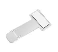 Clip porta billetes para aparcamiento de coche - Clip transparente para billetes de factura para parabrisas - Porta billetes para aparcamiento para parabrisas de coche, clip transparente con cinta