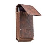 Clip Portacinturón Teléfono Pequeña Bolsa Protectora magnética de Cuero | Porta móvil de cintura con clip Para Hombres Mujeres Mayores Deporte Senderismo Camping Ciclismo