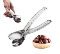 Clip portátil para cascanueces, clip para castañas cascanueces | Pinza cascanueces de acero inoxidable, cortador de castañas - Alicates para abrir nueces, herramienta para triturar