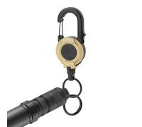 Clip retráctil para, mosquetón magnético, carrete de bloqueo con construcción fuerte, accesorio de trabajo resistente, clip con estilo elegante, soporte para llaves para hombres, mujeres y