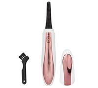 Clip Rizador de Pestañas de Calentamiento Rápido, Rizador de Pestañas Recargable con Forma de Ojo Anti Escaldado para Mujeres(blanco)