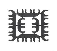 Clip separador de alambre de encendido, juego de 6 piezas para cables de chispa de 7 mm y 8 mm, organizador de reemplazo directo, espaciadores de abrazadera de goma resistentes al calor, bricolaje