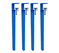 Clip Table Legs Set 4 DIY Adjustable Heavy Duty Furniture Legs Benches Desks Dining Tables Side Table Chairs Coffee Tables(40cm/Deep Blue)