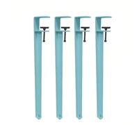 Clip Table Legs Set 4 DIY Adjustable Heavy Duty Furniture Legs Benches Desks Dining Tables Side Table Chairs Coffee Tables(40cm/Sky Blue)